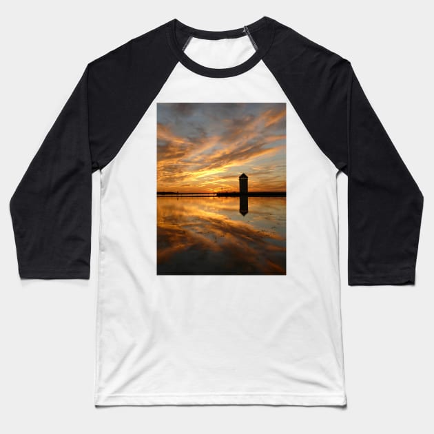 Brightlingsea, Essex Baseball T-Shirt by Chris Petty